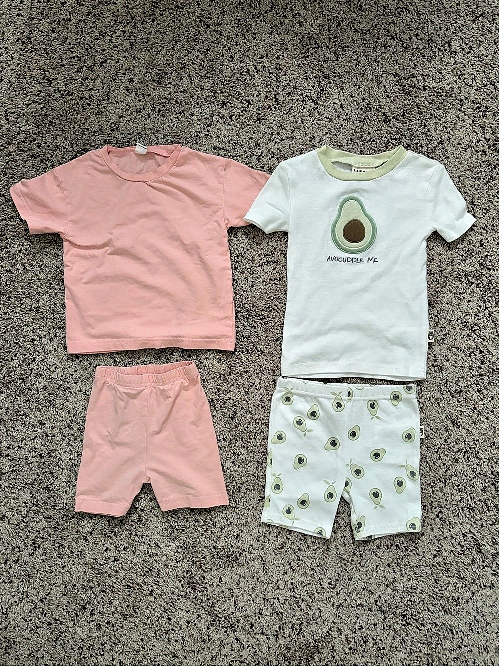Bundle of 2-3T Toddler Girl T-Shirt and Shorts Sets